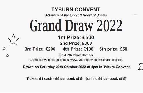 Tyburn Convent Grand Draw 2022